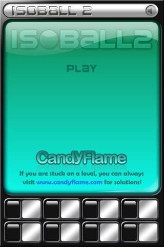 Isoball 2 title screen
