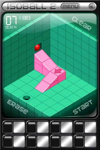 Isoball 2 title screen